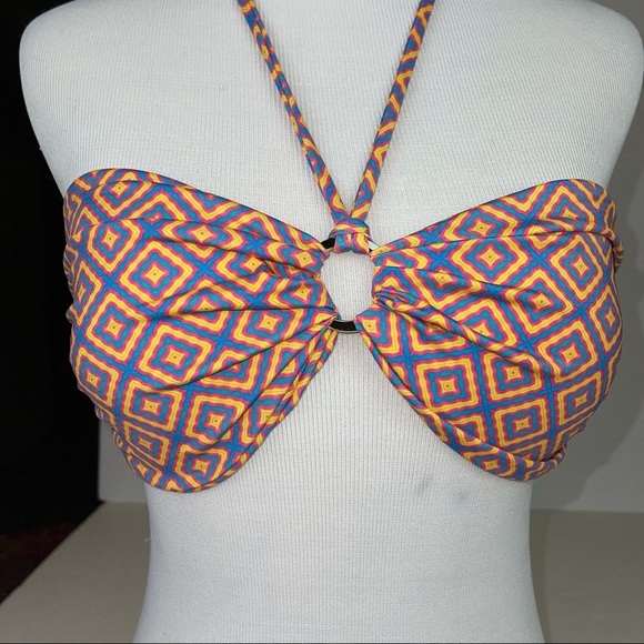 KORAL Swim Bikini Set Bandeau Top Tie Bottom S - Picture 8 of 17